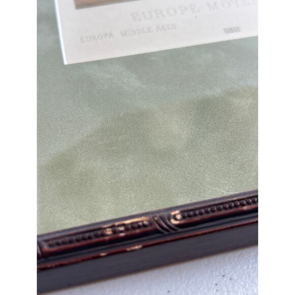 Antique Deyrolle Chromolithograph Prints Russie and Europe Moyen Âge Framed - Picture 7 of 8